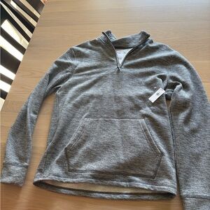 Old Navy Men's Heather Gray Zip-Up Sweater